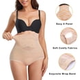 thumbnail image 6 of Irisnaya Butt Lifter for Women Shapewear High Waist Panties Slim Body Shaper Tummy Trainer Seamless Underwear(Beige Large), 6 of 8