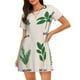 thumbnail image 1 of Fotbe Herbs Bata de Dormir para Mujer con Estampado, Camisón de Algodón de Manga Corta, Ropa de Dormir Casual, 1 of 6