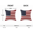 thumbnail image 2 of 4th of July Pillow Covers 18x18 Set of 2, American Flag Patriotic Decorations Throw Pillow Covers Linen Farmhouse Independence Day Cushion Case for Couch Sofa Summer Home Outdoor Decor, 2 of 6