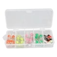thumbnail image 1 of Kit de Señuelos de Pesca, cebos de silicona, TPE, cola en T suave con anzuelos de pesca, caja de transporte transparente para agua dulce y salada YUNYI BRAND  Deportes, 1 of 8