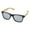 Silver, variant on Adult Hue Bamboo Sunglasses