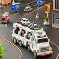 thumbnail image 5 of 5 Pack Emergency Rescue Ambulance Car, Vehicle Toddler Truck Toys for 2 3 4 5 6 Year Old Boys, Friction Power Cars with Rescue Helicopter, Police Car, Fire Truck, Birthday Gifts for Girls Age 3-8, 5 of 8
