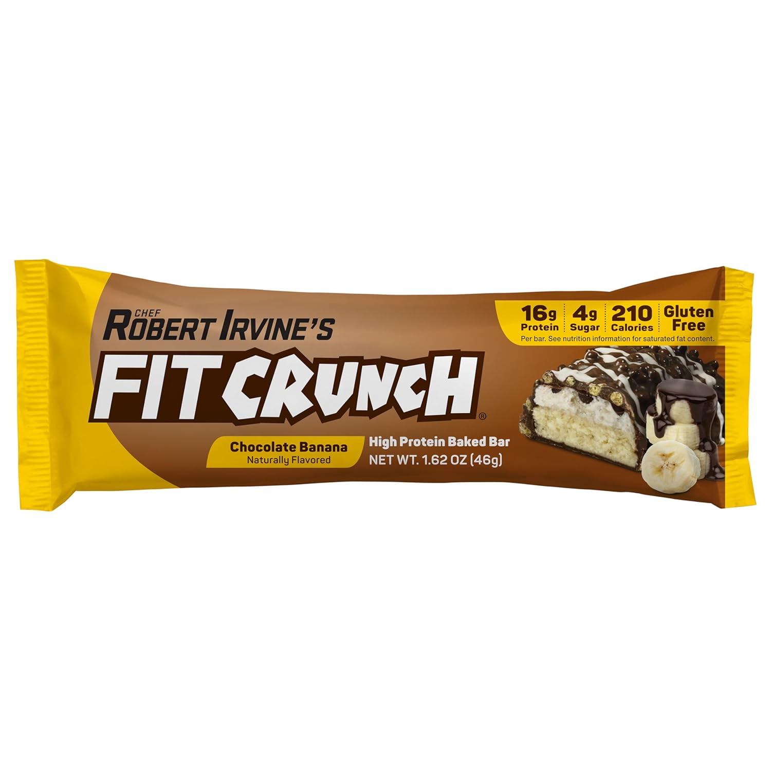 Fit Crunch Snack Size Protein Bar, Chocolate Banana, 16g Protein, 9 ct.