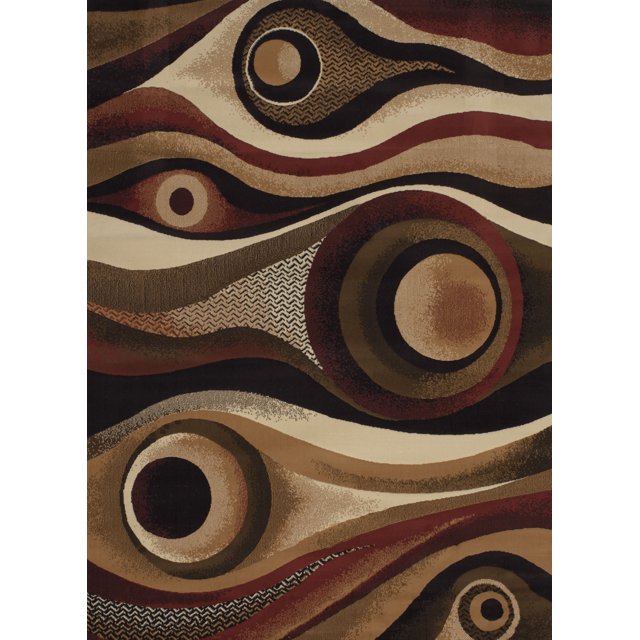 United Weavers China Garden Optimum Olive Runner Rug 1'11" x 7'2"
