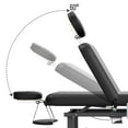 thumbnail image 5 of Holaki 75" Electric Massage Table with Adjustable Backrest and Storage Shelf, Height Adjustable Heavy Duty PU Leather Spa Treatment Bed, Black, 5 of 11