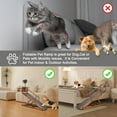 thumbnail image 6 of ABORON Folding Dog Ramp for Bed, 5-Level Adjustable Pet Ramp for Couch, Car, Sofa and SUV, 55.1" Long for Small & Large Senior Dogs & Cats, 6 of 9