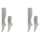 thumbnail image 1 of Sonducket Calcetines holgados de superficie lisa de poliéster, 2 uds., pelo Extra para mayor calidez, tela transpirable, duradero, gris claro Gris claro 2Conjunto, 1 of 6