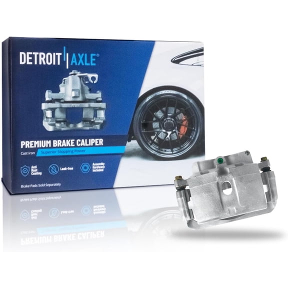 Detroit Axle - Front Right Brake Caliper for Chevy GMC Silverado Sierra 1500HD 2500 2500HD 3500 3500HD, Yukon XL Suburban Express Savana 2500 3500 Hummer H2