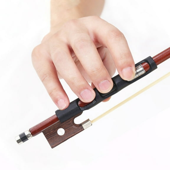 FRCOLOR 3 Pcs Musical Instrument Accessories Violin Bow Holder Grip Trainer for Adults