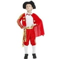 thumbnail image 4 of Hienoo Kids' Spanish Matador Fancy Bullfighter Outfit Pants Cloak Belt Hat Suits, 4 of 5
