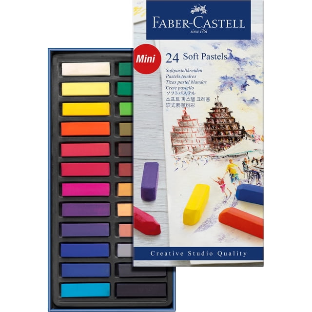 Barras de Pastel Suave Faber-Castell Creative Studio 24 Colores
