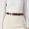 thumbnail image 4 of Natyhooy Women Belts For Jeans Dresses Pants Ladies Leather Waist Belt with Elegant Buckle, 4 of 7