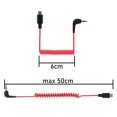 thumbnail image 4 of Cable de audio JCMOYUTY USB C a DAC en espiral de 3,5 mm para iPhone, 4 of 5