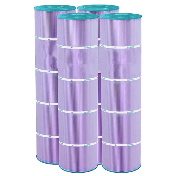 Hurricane 4 Pack HF7471-04P Platinum Purple Pool Filter Cartridge Replacement