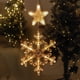 thumbnail image 1 of Decoración navideña con luz LED navideña con ventosa, árbol de Navidad, copo de nieve, muñeco de nieve, funciona con pilas, para interior, dormitorio, escaparate, luces navideñas, luces navideñas blan, 1 of 6