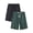 2 Pack: Black/Army Green, variant on EA'S SECRET Men’s Pajama Bottoms Bamboo Rayon Short Flexible Elastic Waistband Drawstring Sleep Pants with Pockets Knit Summer (BG, L)