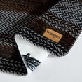 thumbnail image 4 of Wrangler Nash Stripe Reversible Brown King Blanket, 4 of 8