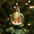 thumbnail image 6 of Christmas Balls Esferas De Navidad Grandes Creatives Christmas Santa Ornament With Lights Plastic Transparent Hanging Ball For Festive Decoration On The Christmas Tree, 6 of 6