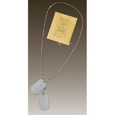 Star Dog Tag Pendant - 5ive Star Gear 4508000 GI Dog Tag 2 Piece Chain