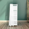 thumbnail image 4 of GOOHOCHY Small Wardrobe Closet Simple White Storage Cabinet Steel Easy Assembly For Home Users 1 Piece, 4 of 8