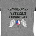 thumbnail image 3 of Inktastic I'm Proud of My Veteran Grandpa Boys or Girls Baby Bodysuit, 3 of 4