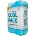 thumbnail image 2 of Cool Coolers By Fit & Fresh 4 Pack XL Slim Ice Packs, Quick Freeze Space Saving Reusable Ice Packs For Lunch Boxes Or Coolers, Purple 2 of 12