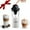 Black, variant on RKZDSR Electric Milk Frother Cup for Coffee, Drink Mixer with 3 Attachments, BPA-Free Frother for Latte, Cappuccino, Hot Chocolate, and Eggs