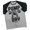 T-Shirt Heather Grey, variant on GYMISH RAGLAN Pump Day Gym T-Shirt for Men – Funny Workout Tee, Fitness & Bodybuilding Shirt, Heather Grey, Small