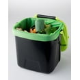 RSI MAZE Compost Caddy, Small Countertop 1.85 gal Kitchen Composting Bin with Lockable Lid