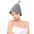 thumbnail image 5 of Sipeihong 2Pcs Felt Sauna Hat Thickened Comfortable Sauna Hat Bathing Hat Lightweight Sauna Hat, 5 of 8