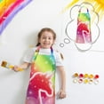 thumbnail image 4 of Qweryboo 2PCS Kids Aprons for Girls, Kids Art Aprons with Mermaid and Colorful Unicorn Print, with Adjustable Strap and Front Pocket for Toddlers Cooking Baking Gardening Art and Craft, 4 of 7