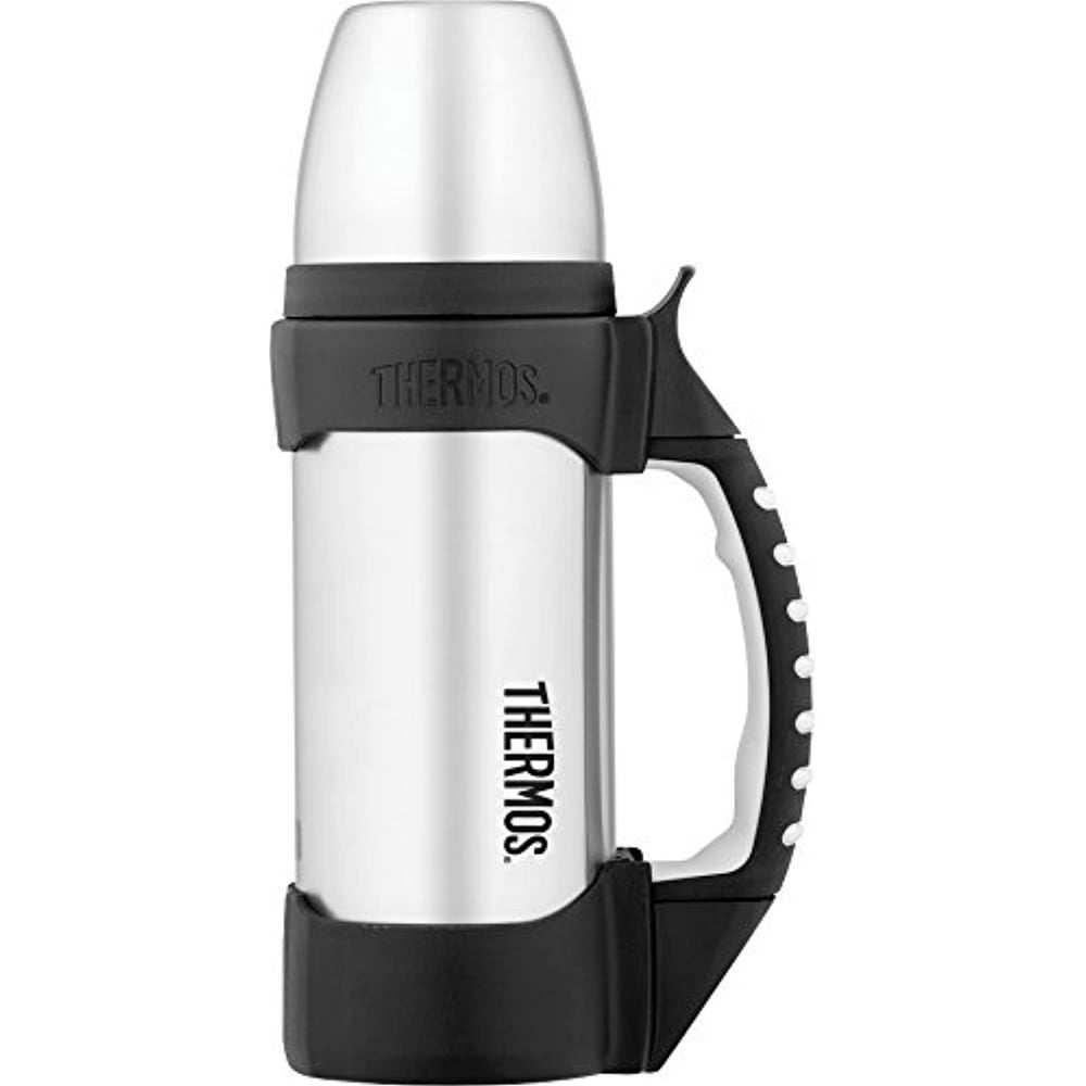 Thermos The Rock Vacuum Insulated 1 Liter Beverage Bottle, Stainless Steel
