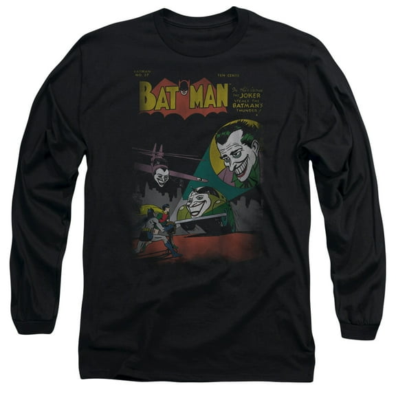 DC Comics Wrong Signal Long Sleeve Adult 18/1 T-Shirt Black