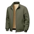 thumbnail image 5 of Letdown Plus Size Menâs Bomber Jackets Fall Winter Warm_Windbreakers Zip Up Lined Casual Heavyweight Jacket Padded Coats with Pocket, 5 of 5