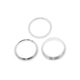 thumbnail image 4 of Bague en Verre de Remplacement pour Objectif d'Appareil Photo pour Apple iPhone 13 Pro (A2636) / 13 Pro Max (A2641) - Argent (3 Pcs), 4 of 4