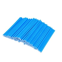Masteelf 100pcs Paper Lollipop Sticks Cake Sticks for Birthday Party DIY Craft Project Random Color