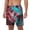 White, variant on Psychedelic Hairless Cat pattern Mens Swim Trunks with Compression Liner Stretch Beach Shorts Quick Dry with Zipper Pockets No-Chafing Board Shorts-Small