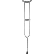 Medline Bariatric Steel Push-Button Crutches for Adults, 5'10"-6'6", 650 lb. Weight Capacity,