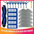 thumbnail image 3 of For Eu-fy Robovac G10 G30 Hepa Filter Mop Cloths Main Side Brush Vacuum Cleaner, 3 of 15