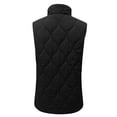 thumbnail image 4 of Women's Winter Vest Sleeveless, Quilted Insulated Jacket with Zip-Up Front and Turn-Down Collar, Warm Fleece Coat with Pockets for Casual Outerwear, 4 of 7