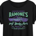 thumbnail image 3 of Disney Cars - Radiator Springs Ramone's House of Body Art Rt 66 - Juniors Ideal Flowy Muscle T-Shirt, 3 of 5