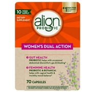 align Women's Dual Action Probiotic Supplement, 70 Capsules