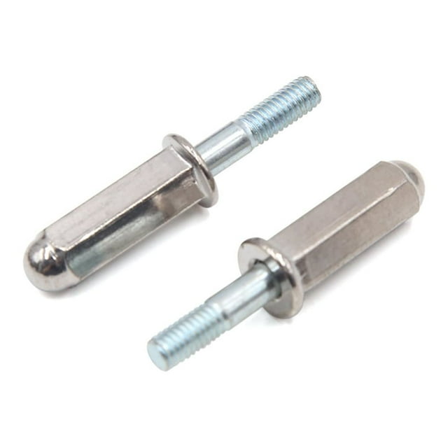 2 Pcs 6mm Thread Dia Motorcycle Exhaust Pipe Muffler Screw Bolt Nut for GY6-125