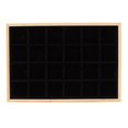 thumbnail image 2 of 24 Grids Jewelry Organizer Tray Stackable Velvet Jewelry Trays Drawer Inserts Earring Organizer For Women Girls Jewelry Storage Display Case For Rings Earring Necklaces, 2 of 8