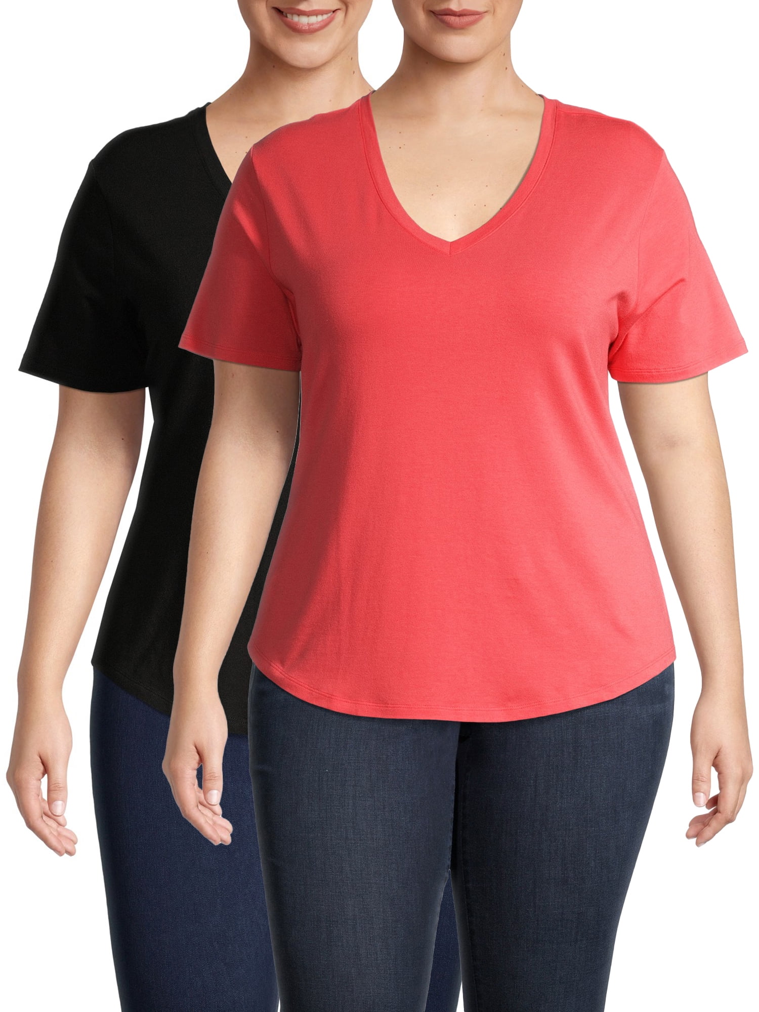 terra & sky v neck t shirt