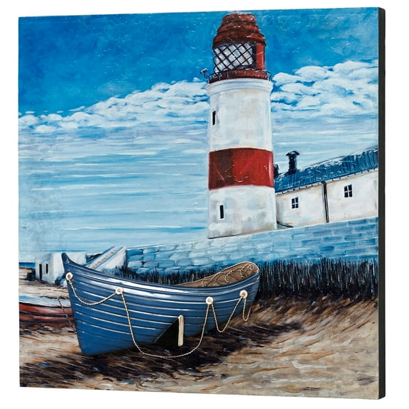 Lighthouse Wall Art Blue