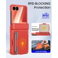 thumbnail image 3 of Funda GooseBox para Galaxy Z Flip 7, tipo cartera, RFID, bisagra, 3 of 9