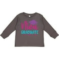 thumbnail image 3 of Inktastic NICU Graduate with Cap and Hearts in Purple Pink and Blue Girls Long Sleeve Toddler T-Shirt, 3 of 5