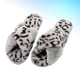 thumbnail image 3 of Pantuflas de leopardo con estampado de cruz gris para mujer, suaves y cálidas, para otoño e invierno (talla 36-37), 3 of 7