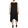 thumbnail image 4 of Terra & Sky Women’s Plus Size Shark Bite Dress, 4 of 5
